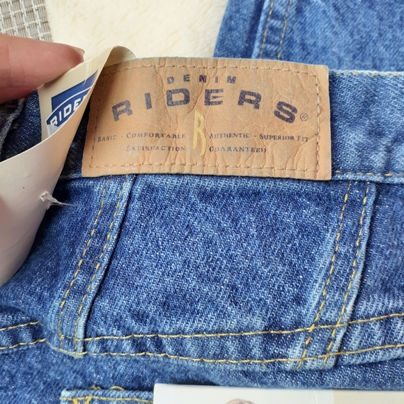 Riders Vintage 2000's Taper Leg High Rise Mom Jeans Deadstock Plus 18 NWT - Picture 9 of 12